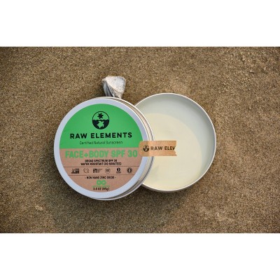 Raw Elements Face and Body Mineral Sunscreen Tin - SPF 30 - 3oz_3