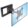 Mount-It! Hospitality TV Wall Mount With Full Motion Arm and STB Enclosure | Commercial Grade Flat Screen Display Bracket With 26.5 Inch Extension Arm - 2 of 4