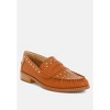Oglavia Studs Embellished Leather Loafers Women - 3 of 4