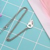 Bff Friendship Necklace for 2 - Best Friend Necklaces Bff Gifts for 2 Matching Heart Best Friends Forever Pendant Necklaces Set - 4 of 4
