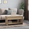 vidaXL Coffee Table Sonoma Oak Engineered wood Medium - 3 of 4