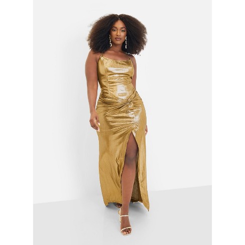 Metallic sequin 2024 maxi skirt