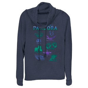 Juniors Womens Avatar The World of Pandora Cowl Neck Sweatshirt - 1 of 4