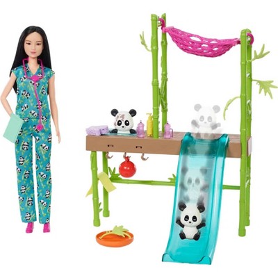 Barbie Self-care Rise & Relax Doll With Yellow Puppy : Target