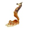 Kubla Craft 2.5 Inch Giraffe Box Hinged Magnetic Long Neck Animal Figurines - 2 of 3