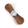 Nambé Canu Chip & Dip – Acacia Wood Base with Removable Alloy Bowl for Heating or Chilling, Entertaining Serving Tray for Chips, Snacks, Appetizers - 3 of 4
