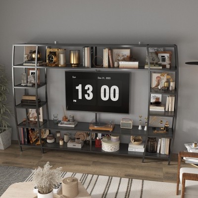 Famapy Modern Metal Display Cabinet: Ample Storage with Innovative Design