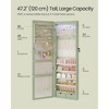 SONGMICS 6 LEDs Mirror Jewelry Cabinet, 47.2-Inch Tall Wall/Door Mounted Jewelry Armoire Organizer - 4 of 4