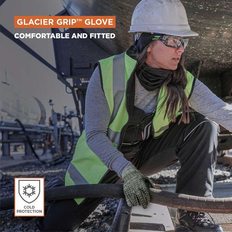 RefrigiWear Glacier Grip Gloves with Double Sided PVC Honeycomb Grip (12 Pairs), 2 of 6