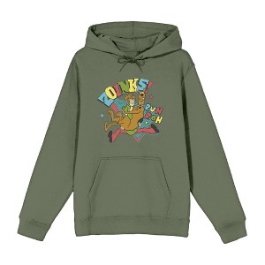 Scooby-Doo Zoinks Ruh Roh Adult Long Sleeve Hoodie - 1 of 2