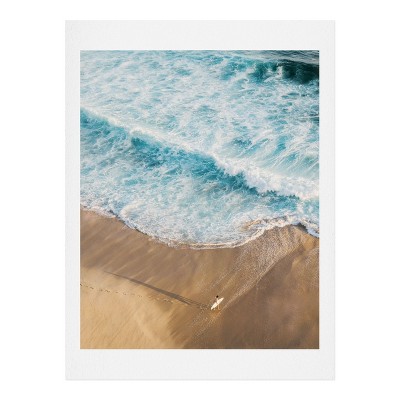 Romana Lilic / LA76 Photography The Surfer and The Ocean 8" x 10" Art Print - Society6