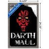 Trends International Star Wars: The Phantom Menace - Darth Maul Charcoal Framed Wall Poster Prints - 3 of 4
