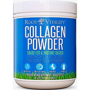 Root Vitality Collagen Powder, for Skin, Hair, Nails & Joints, Collagen Peptides, 45 Servings. - 1 of 4