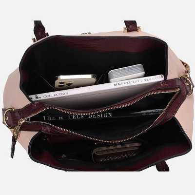 MKF Collection Edith Vegan Leather Women’s Tote Bag with Wallet by Mia K - Tan — фото 5