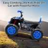 Ride On ATV Car, 2 Seater Electric Four-Wheeled ATV, Electric Car for Kids with Powerful Motor Off-Road Vehicle Kids ATV for Boys Girls - 3 of 4