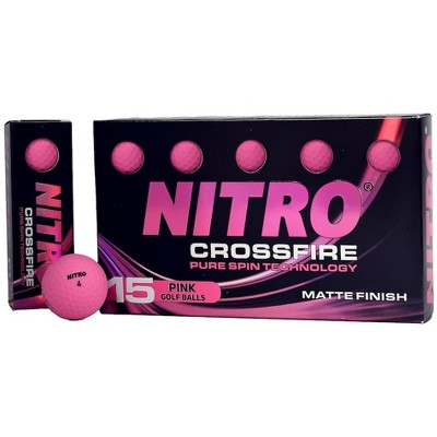 Nitro Crossfire Matte Golf Balls [15-Ball]