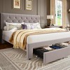 Full Size Bed Frame with 2 Storage Drawers - 4 of 4