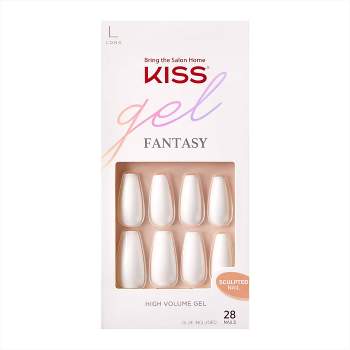 KISS Bare but Better Press-On Nails, Glossy Beige, Long Length, Coffin  Shape, 31 Ct. – KISS USA