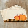 The Lakeside Collection Plaid Harvest Table Runner and Set of 4 Placemats - 2 of 2