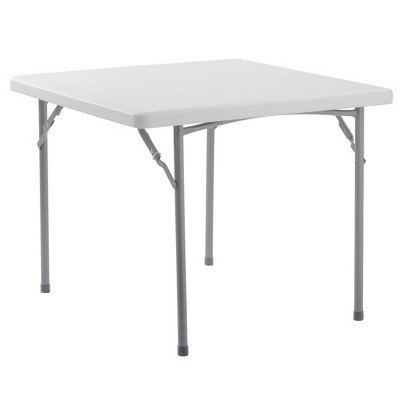 36"x36" Heavy Duty Folding Card Table Speckled Gray - National Public Seating