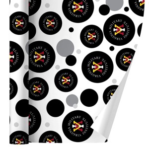 Virginia Military Institute Secondary Logo Gift Wrap Wrapping Paper Roll 30x72 - 1 of 4