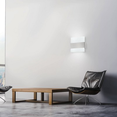 Nikita Matte Nickel Dimmable LED Wall Sconce