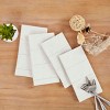 Izod Chadwick White Set of 4 Napkins - 2 of 3