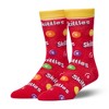 Crazy Socks, Skittles All-Over, Funny Novelty Socks, Large - 2 of 4