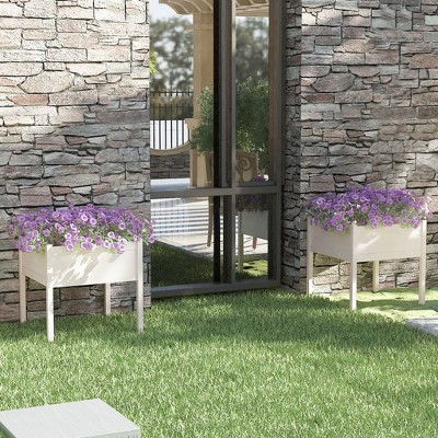 vidaXL Garden Planter 59.1"x19.7"x27.6" Solid Wood Pine