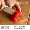 Wolfgang Puck 6-Piece Stainless Steel Knife Set with Knife Block; Carbon Stainless Steel Blades and Ergonomic Handles - 3 of 4
