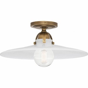 Robert Abbey Lighting Rico Espinet Arial - Light Flush Mount in  Warm Brass - 1 of 4