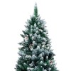 vidaXL Artificial Christmas Tree with Pine Cones and White Snow 8 ft - 2 of 4