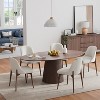 Lirago dinning table set of 4 67"L*33.5"W*30"H- Walnut - 2 of 4