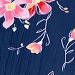 evening blue wild floral