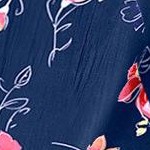 evening blue wild floral