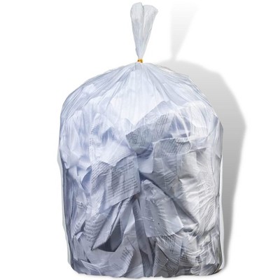Clear High Density 4 Gallon Trash Bags, 2000 Count