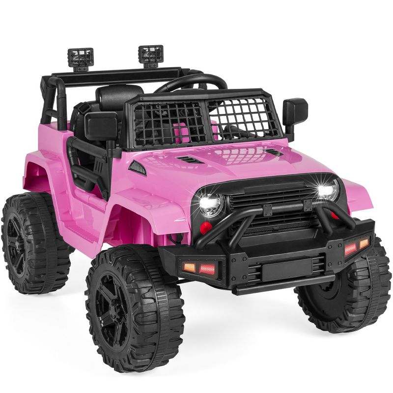 Best Choice Products 12V Kids Ride On Truck Car w/ Parent Remote Control, Spring Suspension, LED Lights, 1 of 9