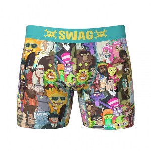 Mens Rick and Morty Cast Collage SWAG Boxer Briefs - 1 of 4