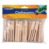 Creativity Street® Flat Slotted Clothespins, Natural, 3.75", 40 Per Pack, 6 Packs - image 2 of 3