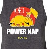 Women's - Pokémon - Pikachu Power Nap Graphic Racerback Tank - 2 of 3