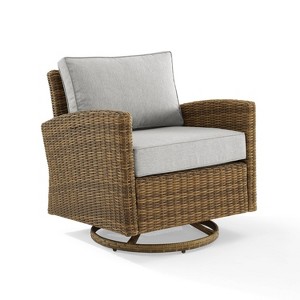 Bradenton Outdoor Steel Swivel Rocking Chair - Crosley
 - 1 of 4