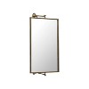 26.5" Metal Swivel Wall Mirror Brass - Storied Home: Large, Rectangular, No Assembly Required - 4 of 4
