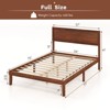 Infans Full Bed Frame w/ Rustic Headboard Under-bed Storage Space No Box Spring Needed - 2 of 4
