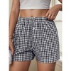 Shorts for Women Summer Casual Lounge Beach Bottoms Pajama Plaid Boxer Shorts - 2 of 4