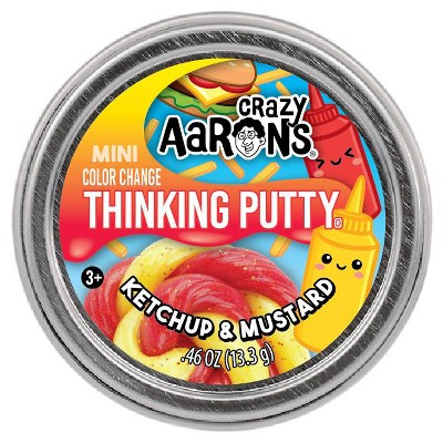 Crazy Aaron's Mini Ketchup & Mustard - 2" Thinking Putty Tin