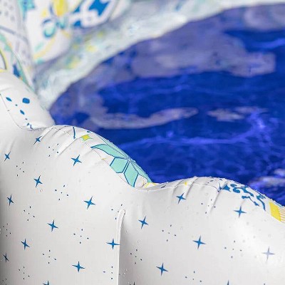 Amalfi Blue and White Round Inflatable Pool