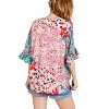 Women's Floral Animal Print Ruffle Top - umgee - 2 of 4