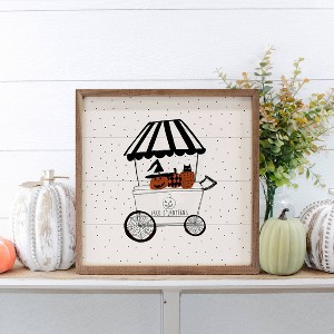 Kendrick Home Witch Way To The Candy Cart By Amylee Weeks Wall Art - 1 of 4
