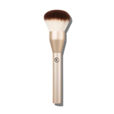 makeup brush with powder