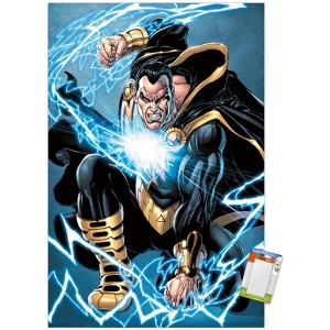 Trends International DC Comics - Black Adam - Lightning Unframed Wall Poster Prints - 1 of 4